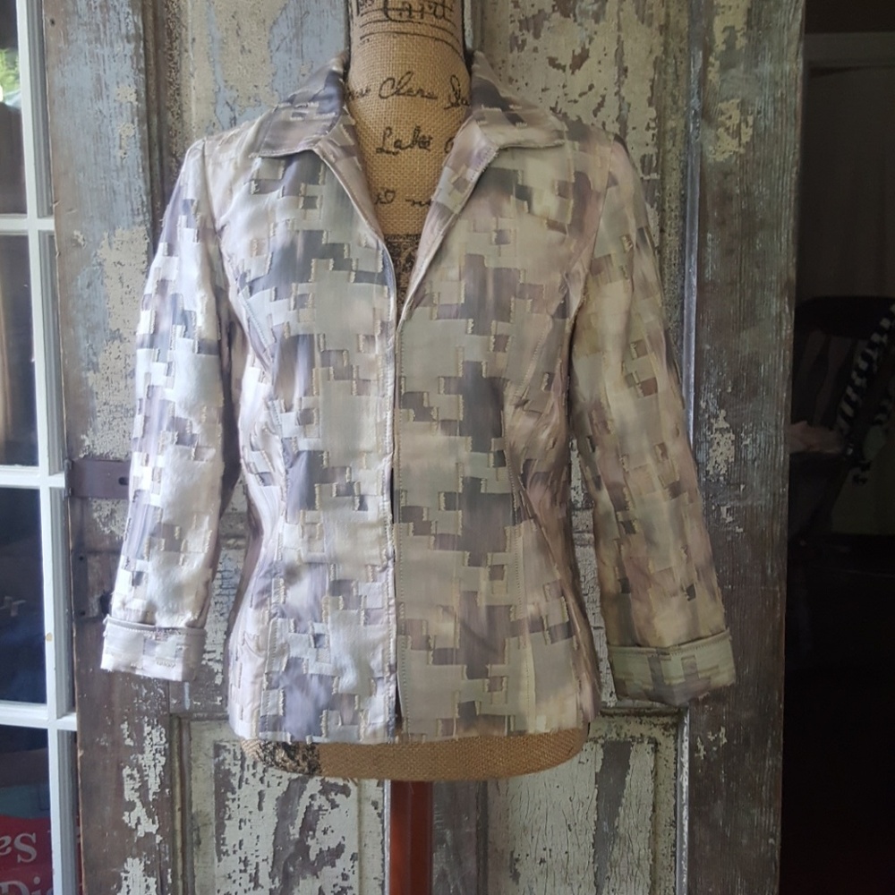 Chicos blazer NWT jacket 3/4 sleeve sz 0 size 4